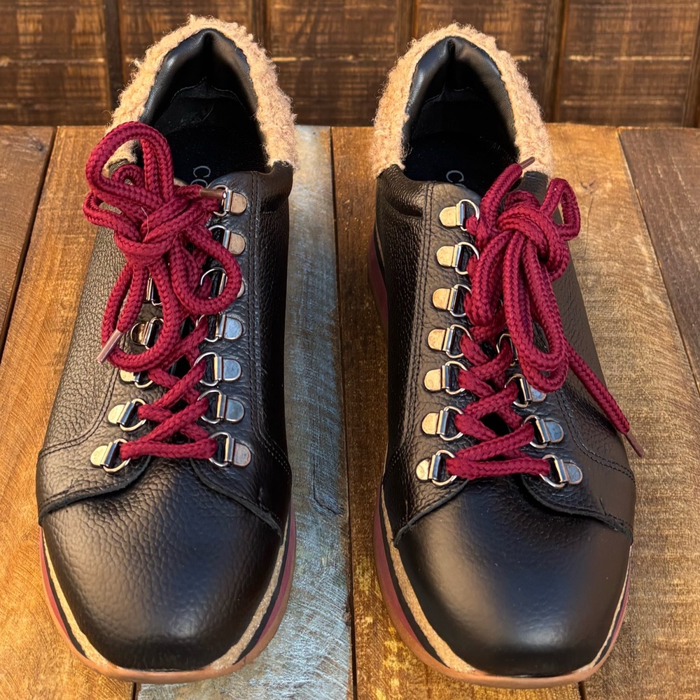 Cordani Black and Brown Platform Shoes